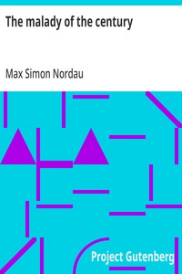 Cover of The malady of the century — Background and Themes